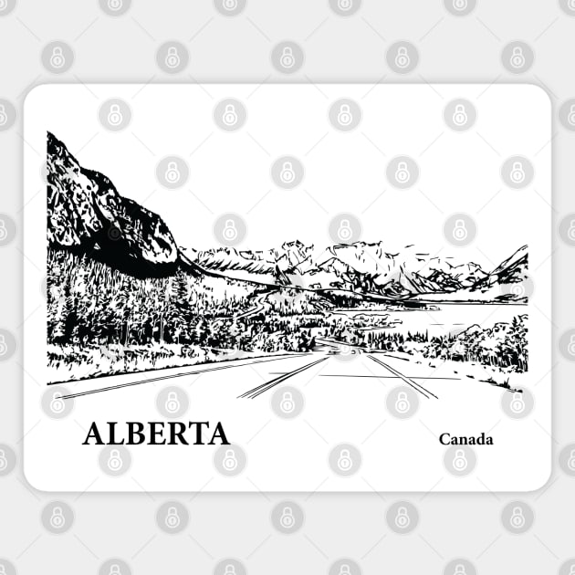 Alberta Canada Magnet by Lakeric